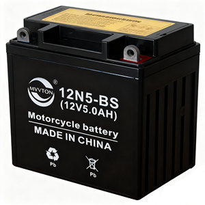 12N5L 12V <span class=keywords><strong>5Ah</strong></span>バッテリー,鉛酸AGMパワースポーツバッテリーオートバイ用中国製大手メーカー - Product Image 2