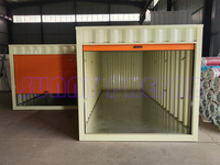 Portes à enroulement à une seule extrémité de 8', 10', 12', 16', 20', emballage plat, démontable, unités de stockage en conteneurs à démontage facile