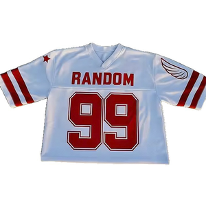 Camiseta Deportiva Personalizada para Fanáticos del Fútbol Americano, 100% Poliéster Transpirable, Manga Corta, Diseño de Impresión Digital por Sublimación - Product Image 5