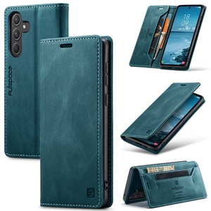 Caseme AutSpace a prueba de golpes PU cuero Flip con soporte cartera funda de teléfono para Samsung <span class=keywords><strong>Galaxy</strong></span> A55 A35 A25 A15 <span class=keywords><strong>5G</strong></span> - Product Image 1
