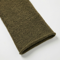 Pull-over long décontracté et confortable pour femme, motif uni, idéal pour les tenues d'automne et de printemps