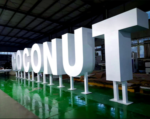 Tùy Chỉnh Lớn 3D Thư Đứng Một Mình Lớn Bảng Chữ Cái Trung Tâm Mua Sắm Cty Trang Trí Thư 3ft 4ft 5ft Ánh Sáng Upgiant Thư - Product Image 2