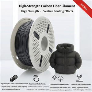Filament d'impression 3D ASA CF Fibre de carbone, sans colmatage, sans défillement, sans déformation, haute résistance, résistant aux hautes températures pour Bambu Lab - Product Image 3