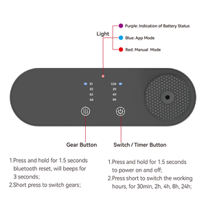 Cnus <span class=keywords><strong>X4</strong></span> New Arrival 10Ml Màn Hình Cảm Ứng Điều Khiển Bluetooth Ứng Dụng Điều Khiển LED Ánh Sáng Cho Nhà Sử Dụng Khuếch Tán Hương Thơm - Product Image 4