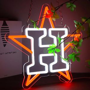 Enseigne néon LED Baseball pour garage, décoration de cave à homme, logo d'équipe, art mural, salle de jeux - Product Image 3