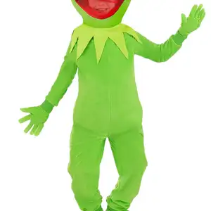 Cadılar bayramı Kermit Cosplay okul öncesi sahne parti çocuk kostüm