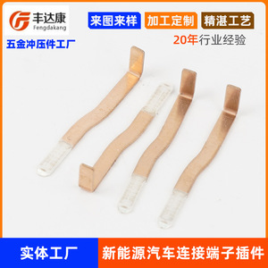Conector EV Fengdakang de latón estañado, terminal personalizable para vehículos de nueva energía - Product Image 5