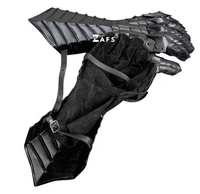 Gantelets en acier doux noircis médiévaux faits à la main Cosplay gants en cuir pour Noël Pâques Saint Valentin-Artisanat de magnésie