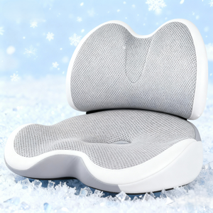 Almofada de Assento Ergonômica em Fibra de Bambu Trançada em Formato U, Refrescante, Respirável e Lavável para Conforto em Carros e Escritórios - Product Image 2