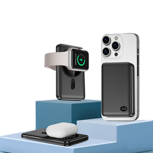 <span class=keywords><strong>Vente</strong></span> flash 2026 : Batterie externe magnétique sans fil 3 en 1 ultra-fine 5000mAh 10000mAh - Product Image 1