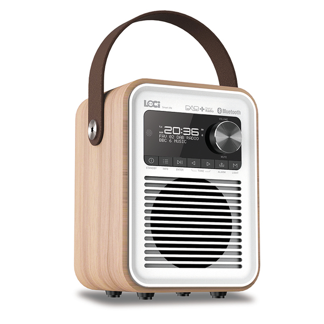 Portable DAB/DAB+  Radio With  FM Radio & Alarm Clock Sleep Timer & BT Speaker Function