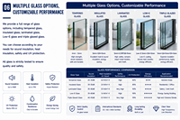 Ventana Abatible de Aluminio con Doble Acristalamiento AOSTTER, Superficie Anticorrosiva