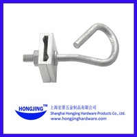 Pince de suspension Q Span en acier galvanisé Hongjing Hardware pour câbles FTTH