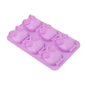 6 holes Owl silicone cake mold small animal Handmade soap mold Baking diy food
Grade silicone cake mold supplier