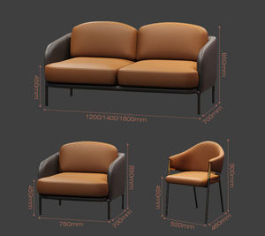 Ensemble de canapés et fauteuils de bar modernes personnalisés en gros pour hôtels, salles de réception, karaokés, pubs et tables de bar en ardoise - Product Image 6