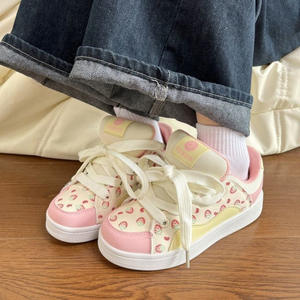 Hong Kong Style Original Niche 2025 printemps nouveau sport polyvalent chaussures décontractées imprimé léopard pain chaussures en Fitness chaussures de marche - Product Image 5