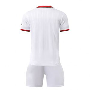 Uniformes de Fútbol de Verano, Manga Corta, Diseño Personalizado Estampado, Nueva Temporada 25/26, Camiseta de Visitante del Milán, Transpirable, 100% Poliéster, Secado Rápido - Product Image 4