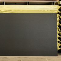Panneaux acoustiques en fibre de polyester 1220x2440mm, panneaux absorbants le son pour bureau et studio de musique