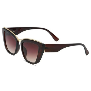 Vintage Oversized Cat Eye Sunglasses Thick Frame Gradient Lens UV400 Protection Trendy Women Fashion <b>Eyewear</b> - Product Image 2