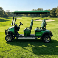 Voiture de golf électrique professionnelle 4 places au lithium 48V Rainbow en promotion – Chariot de golf tout-terrain 30-50 km/h 70-90 km d'autonomie