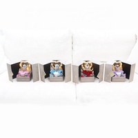 Boîte cadeau romantique personnalisée licorne, cadeau pragmatique, roses rouges éternelles conservées sous cloche en verre - Saint-Valentin, Noël, écologique