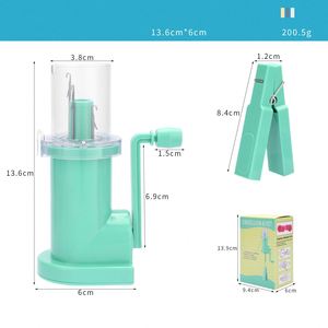 Couleur Petite Machine à tricoter à la main en plastique Simple Portable avec corde mince Fonctionnement en douceur Écologique et durable Pas d'emmêlement - Product Image 5