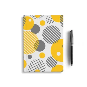 Leverancier Aangepaste Logo Cirkel Print Hardcover Notebook Goedkope Prijs Bulk A4 A5 Size Notebook Voor Gift