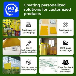 सुपर मजबूत चिपकने वाला विश्वसनीय चिपचिपा फ्लाई ट्रैप के साथ प्रभावी कृषि कीट नियंत्रण, सुपर मजबूत चिपकने वाला विश्वसनीय चिपचिपा फ्लाई ट्रैप के साथ प्रभावी कृषि कीट नियंत्रण - Product Image 2