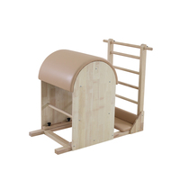 Baril d'escalier Pilates en bois de chêne de haute qualité pour l'extension vertébrale et la correction de la colonne vertébrale, idéal pour la maison, la salle de sport et les studios.