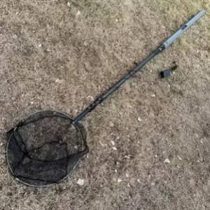 Rete a mano pieghevole portatile ultraleggera in alluminio da <span class=keywords><strong>4</strong></span>.2 <span class=keywords><strong>metri</strong></span> 5000/9000 watt elettrica automatica retrattile da <span class=keywords><strong>pesca</strong></span> Netscoop nero - Product Image 3