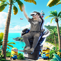 YHY Intérieur 9D VR Chaise Simulateur Machine De Jeu Vr Simulateur Fournisseur Poséidon Roller Coaster Équipement pour Parc D'attractions
