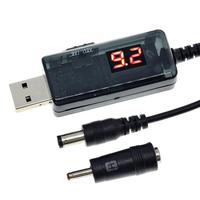 Câble convertisseur élévateur de tension USB DC 5V vers 9V 12V avec connecteur 3.5x1.35mm pour alimentation, chargeur et convertisseur de puissance USB