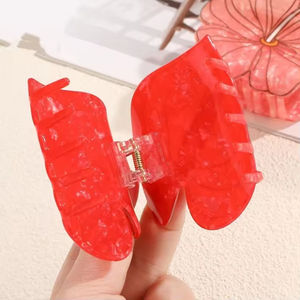 Оптовые модные заколки-крабики для волос в виде тропического антуриума, искусственные цветы в гавайском стиле - Product Image 5