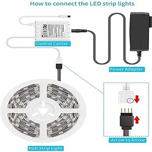 ไฟ LED RGB อัจฉริยะ 12V สำหรับภายนอกอาคาร กันน้ำ ควบคุมด้วยเสียงเพลงผ่านแอพพลิเคชั่น - Product Image 3