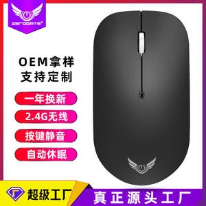 ZeroGate T20 – souris optique sans fil 2.4G, noire, silencieuse, pour ordinateur portable de bureau, avec récepteur USB - Product Image 4