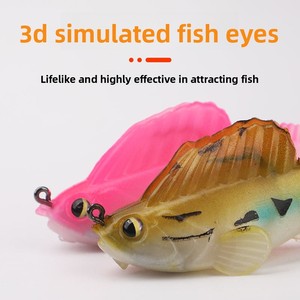 Lmaide Mudskipper 7g/10g/14g T-Schwanz-Crankbait, bleigewichtet, aus weichem Kunststoff, snag-resistent, für Salzwasser- und Süßwasserfischerei - Product Image 3