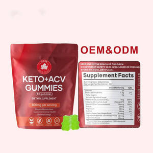 Vente en gros OEM Adultes Vegan Vinaigre de cidre de pomme Gomme pour hommes/femmes Bio Acv Minceur Keto Perte de poids Gommes multivitamines - Product Image 6