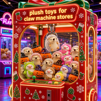Peluches Hamburger pour les prix d'arcade de type grue, cadeaux en peluche à thème alimentaire amusant pour les stands de carnaval, les salles de jeux et les détaillants