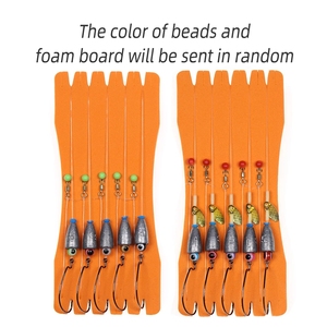 Juego de 5 Piezas de Aparejos de Pesca Texas Rig para Pesca de Lubina, Kit de Aparejos de Pesca Carolina, Anzuelos, Aparejos de Pesca de Carpa, Aparejos de Pesca con Cabezal de Plomo, Listos para Usar, Cebo de Boilies - Product Image 6