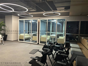 Thiết Kế Mới Xách Tay Im Lặng Pod Di Chuyển Cách Ly Phòng Thu Âm Booth Acoustic Im Lặng Cabin Cuộc Họp Cách Âm Pod - Product Image 4