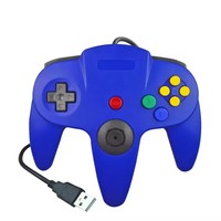 Control de Juego con Cable e Interfaz USB, Mando para N64, Joypad, Joystick para Nintendo 64