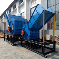 Déchiqueteur de blocs métalliques épais pour le traitement de la ferraille lourde, déchiqueteur de métaux à double arbre robuste, machine de recyclage de la ferraille