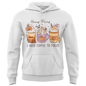 Puro cotone rimane spettrale malvagio carino Boo Y tutto <span class=keywords><strong>Hocus</strong></span> <span class=keywords><strong>Pocus</strong></span> ho bisogno di caffè per mettere a fuoco felpe Unisex personalizzate buon natale - Product Image 5