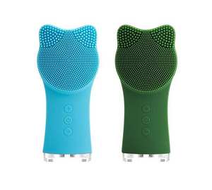 Cepillo de Limpieza Facial de Silicona 2 en 1, Exfoliante Facial con Vibración Sónica, Herramienta para el Cuidado de la Piel con Limpieza Profunda de Poros - Product Image 2