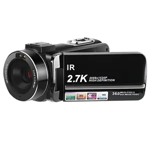 Sonida 2023 Produto HDV 2.7K Resolução IR Nightshot Câmera de Vídeo Câmera Filmadora portátil