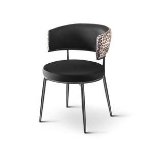 Silla de Comedor Moderna Minimalista de Metal Caz, Muebles para el Hogar Tapizados - Product Image 2