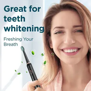 2024 New Design Aluminium Alloy Electric Toothbrush High Performance Waterproof IPX7 Sonic Electric Toothbrush