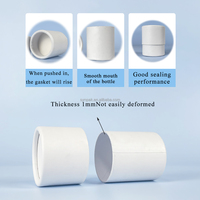 Contenants de déodorant en papier kraft blanc recyclable et rechargeable de 45 ml, pour lotion, crème solaire, huiles essentielles, soins de la peau