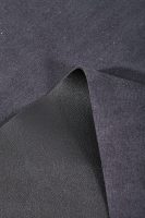 Cuir synthétique gaufré imperméable en PVC noir élastique pour sièges de voiture, chaises, canapés, sacs et meubles