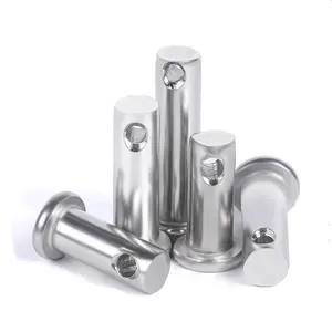 Customized Standard 304 stainless steel flat head cylindrical cotter pin with hole